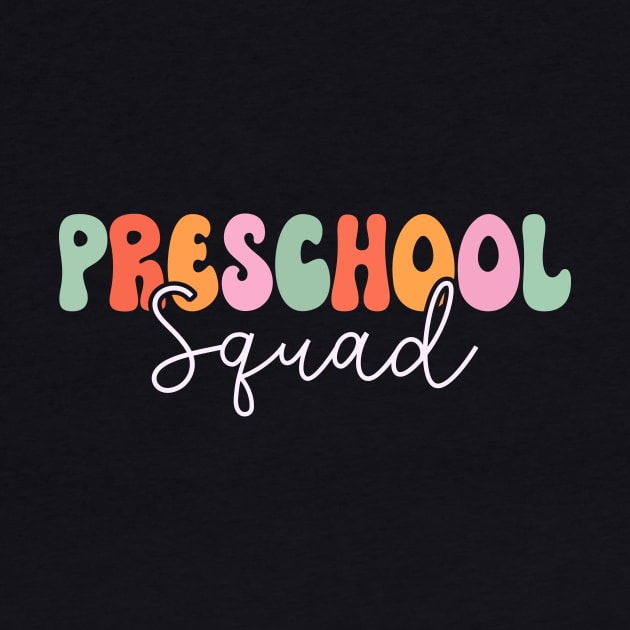 Preschool Squad Retro Groovy by TheDesignDepot